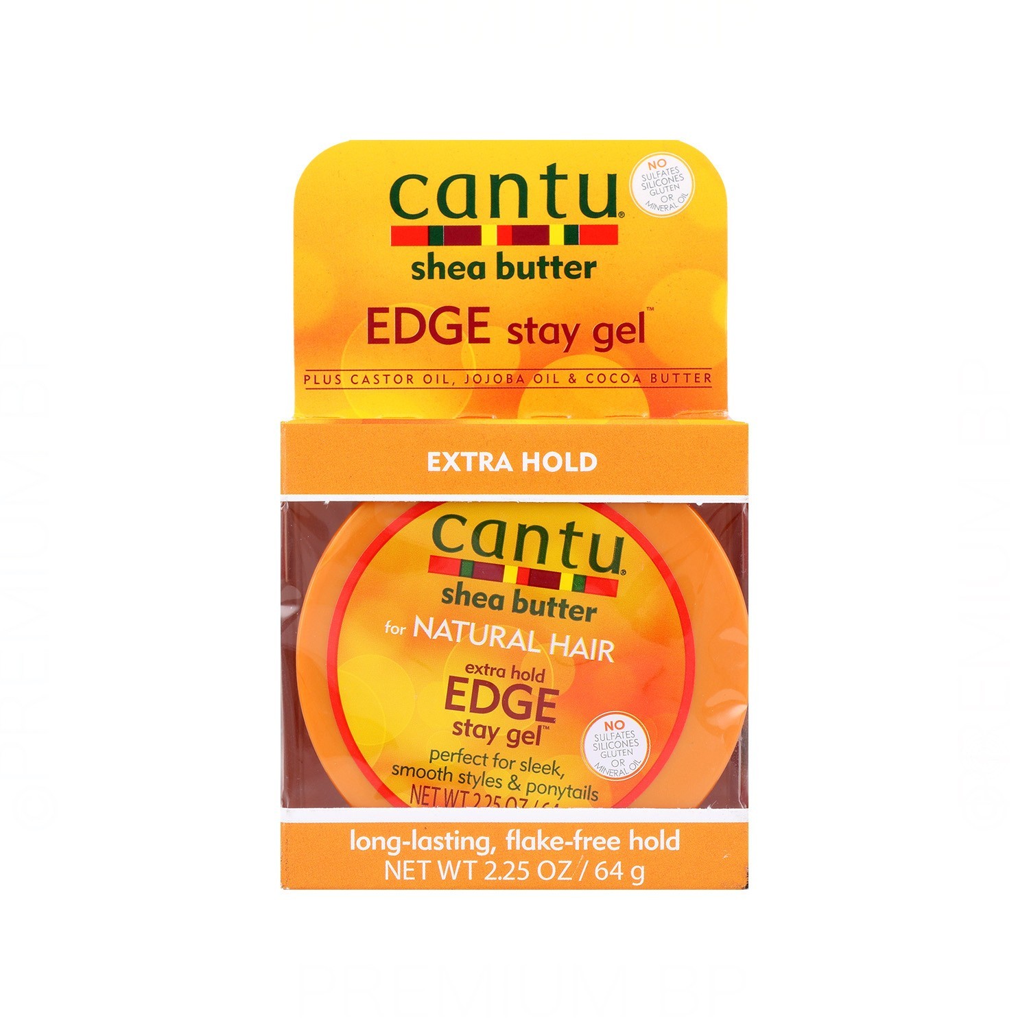 Cantu Shea Butter Natural Hair Edge Stay Gel 64G/2.25Oz