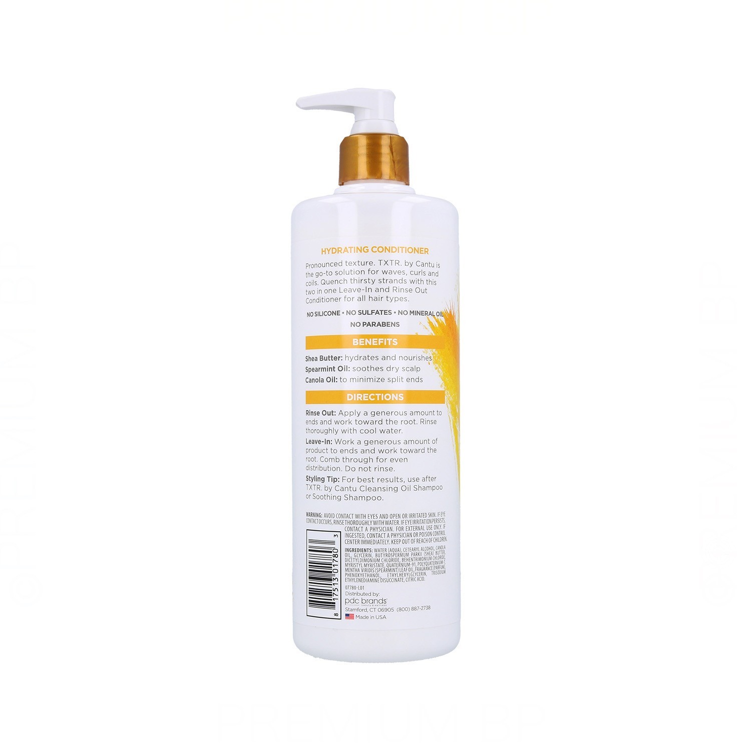 Cantu Txtr Tratamiento Hydrating Acondicionador 473 ml (Sin+Con Aclarado)