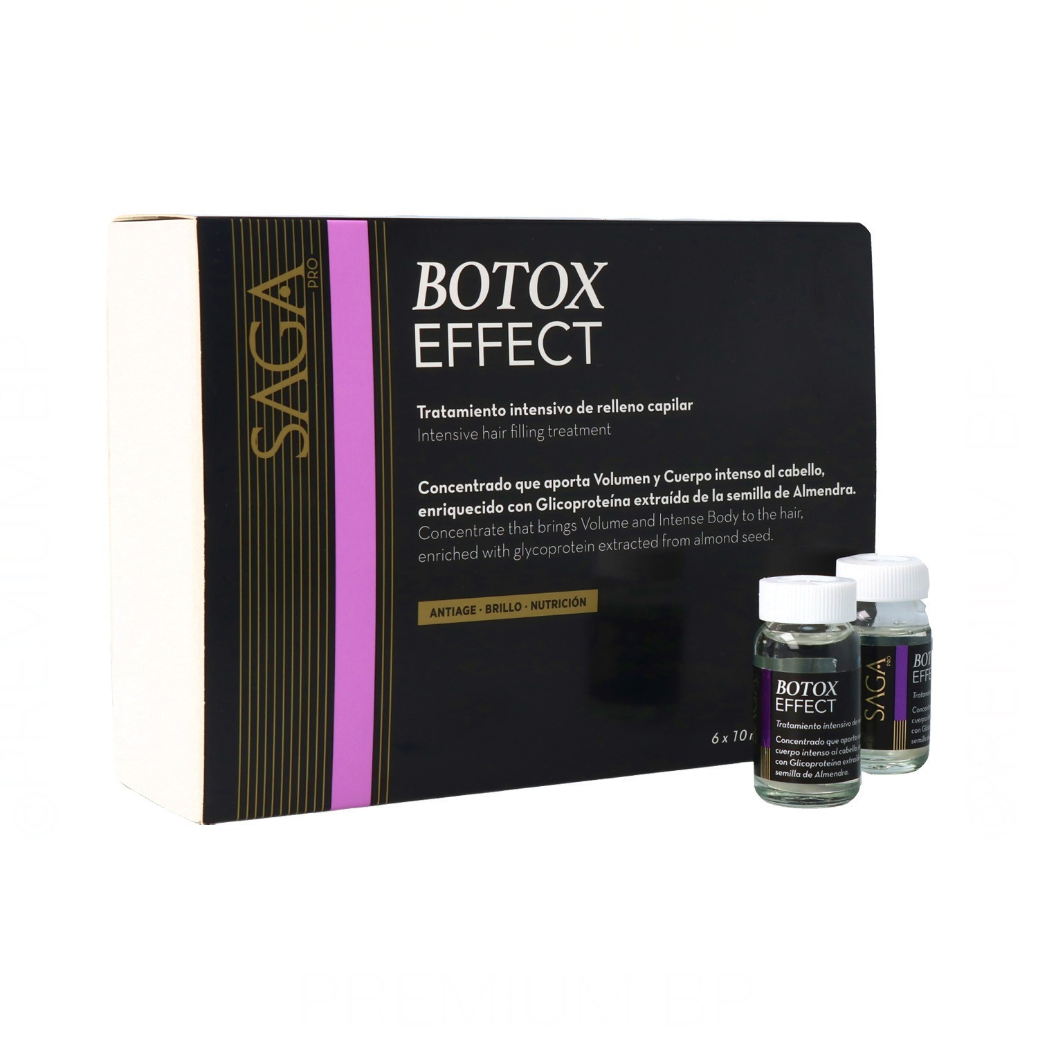 Saga Botox Effect Tratamiento Volumen y Cuerpo 6x10 ml Saga Botox Effect Tratamiento Volumen y Cuerpo 6x10 ml