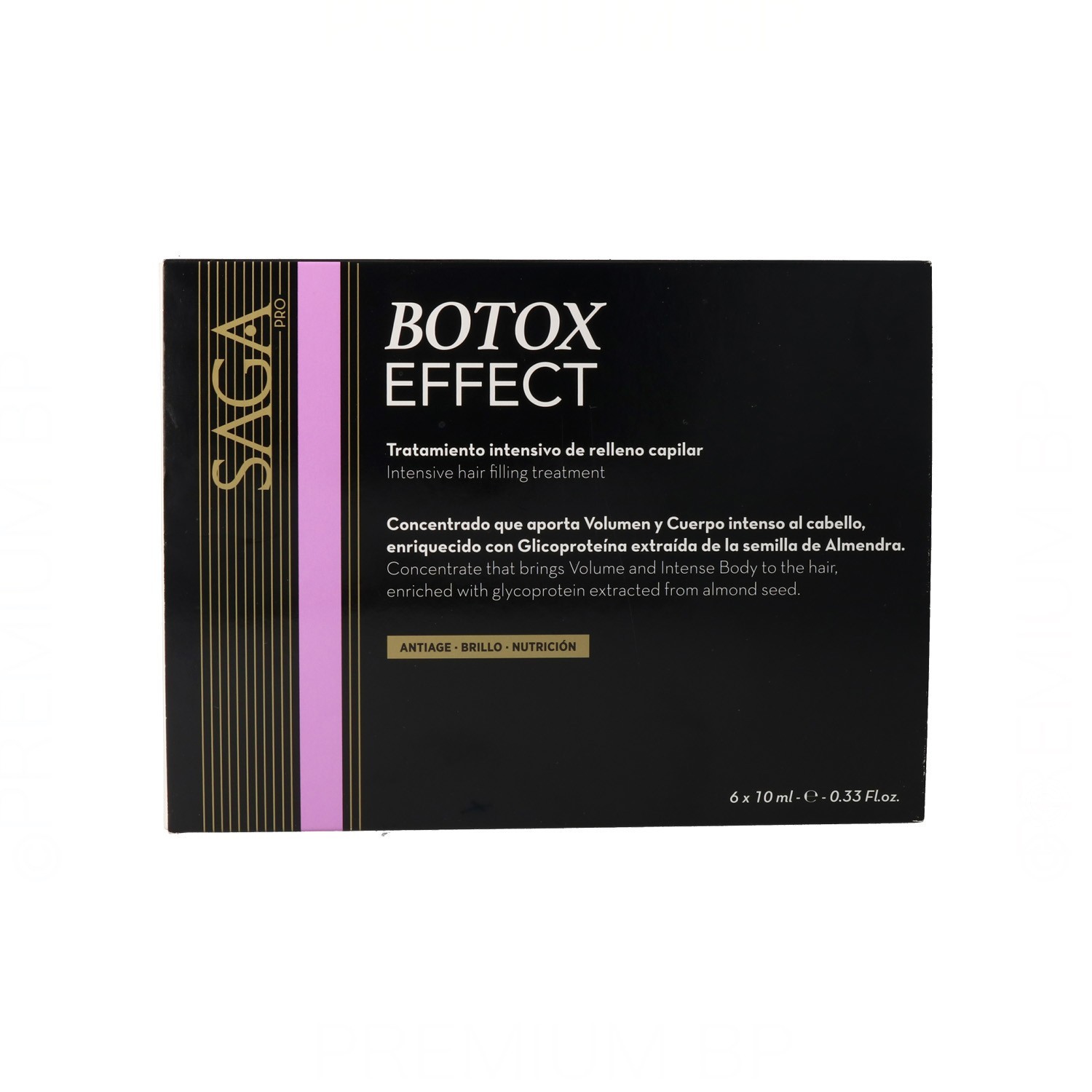 Saga Botox Effect Tratamiento Volumen y Cuerpo 6x10 ml