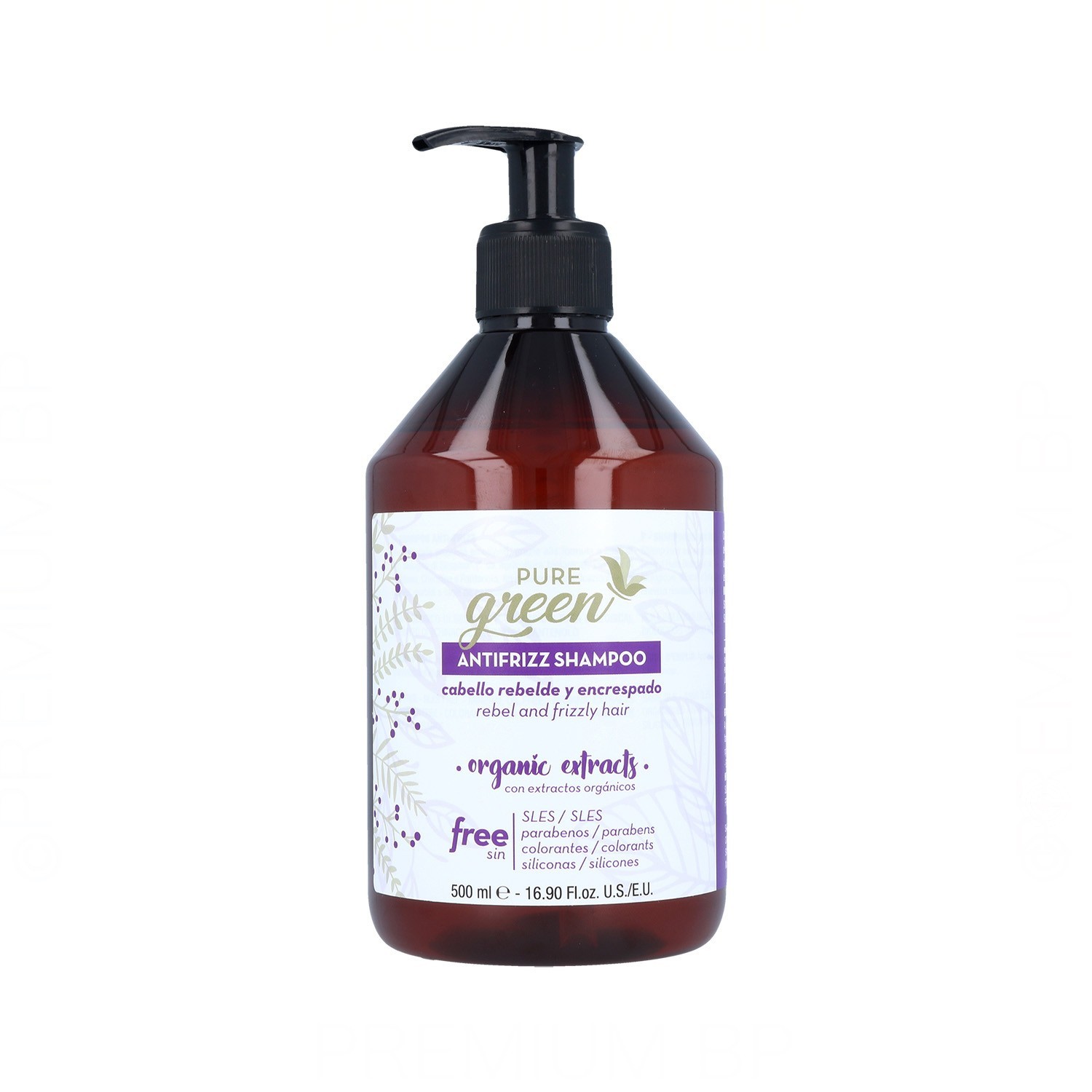 Pure Green Antifrizz Champú 500 ml