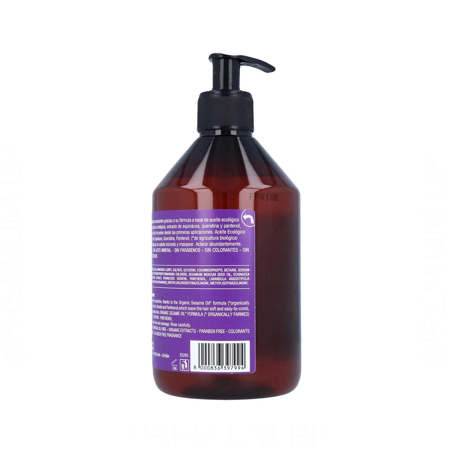 Pure Green Antifrizz Champú 500 ml