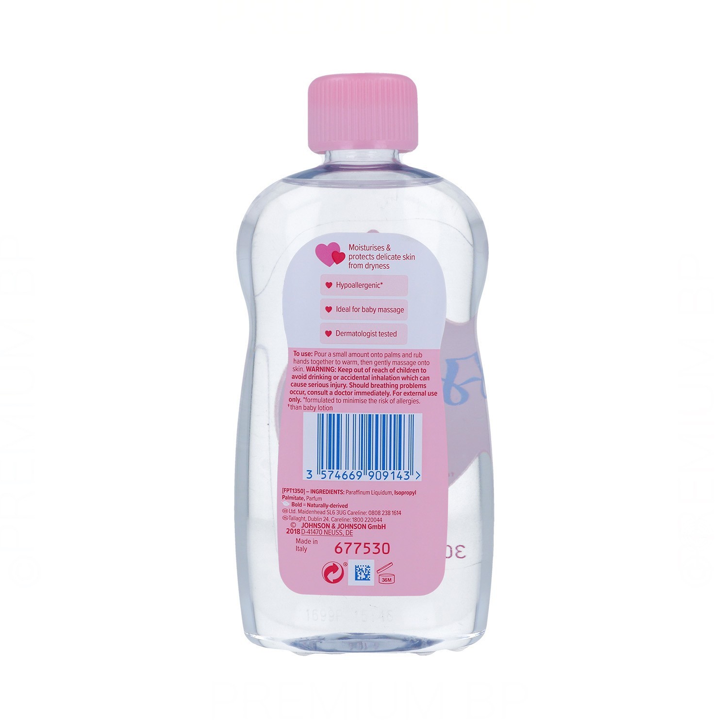 J&J Johnsons Baby Oil 300 ml