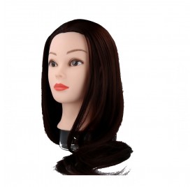 Unika Maniqui Cabello Sintetico 45/50Cm (Castaño)
