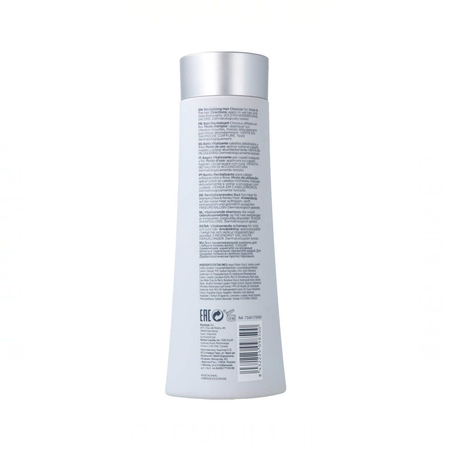 Revlon Eksperience Anti Caída Cabello Baño Limpiador/Champú 250 ml