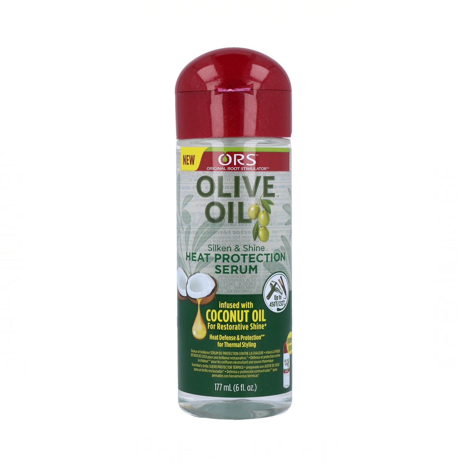 Ors Olive Oil Heat Protección Serum 6oz/177 Ml (rojo)