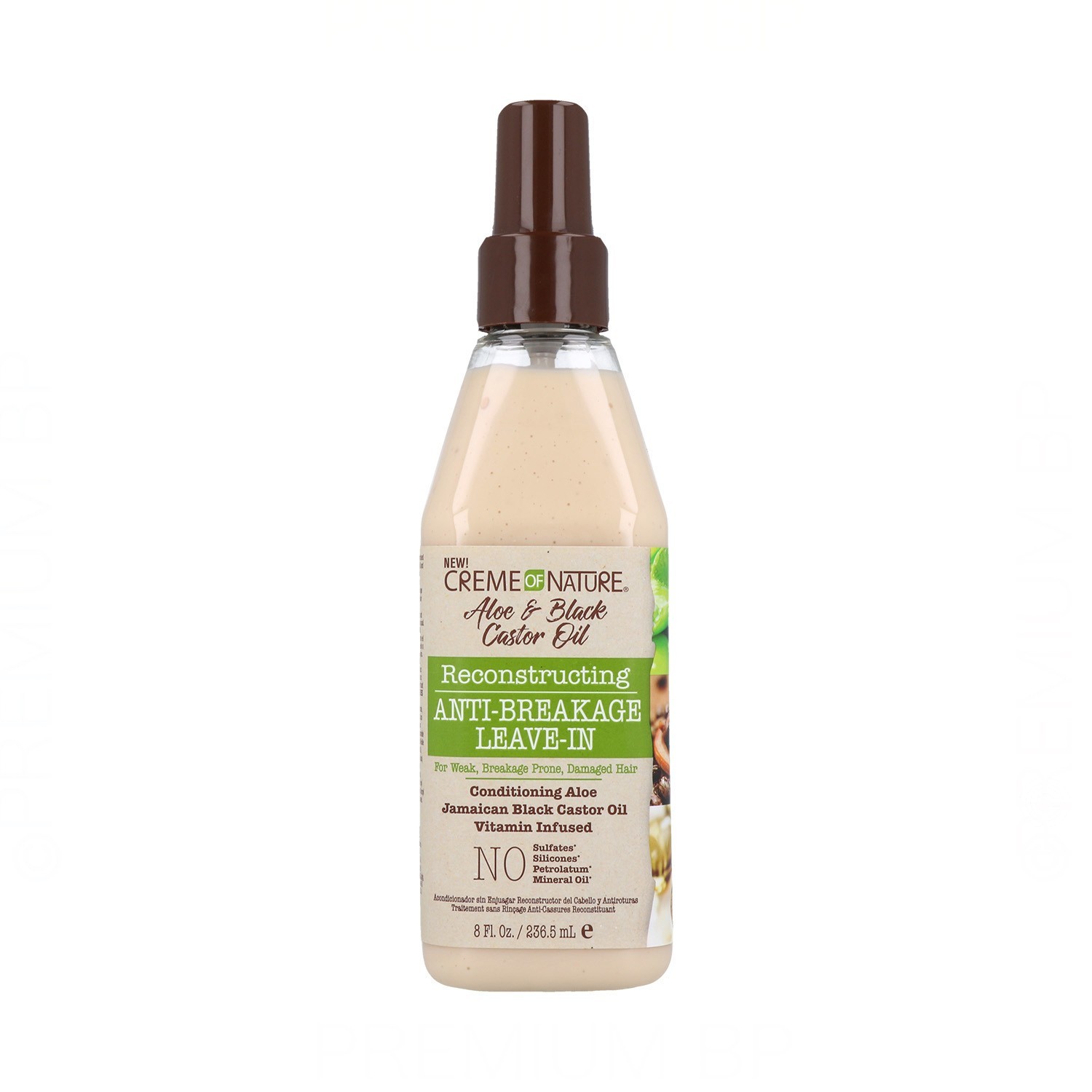 Creme Of Nature Aloe & Black Castor Reconst Leave-In 236.5 ml