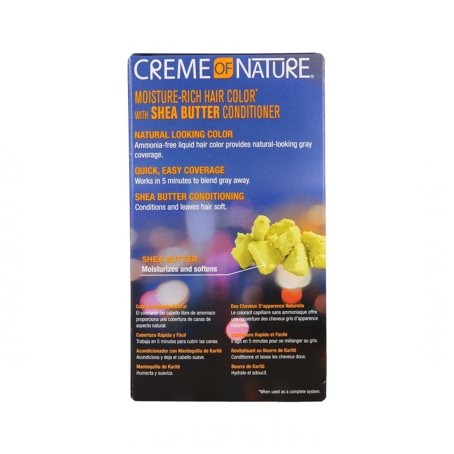 Creme Of Nature Mens Color Châtain Sombre 2Oz