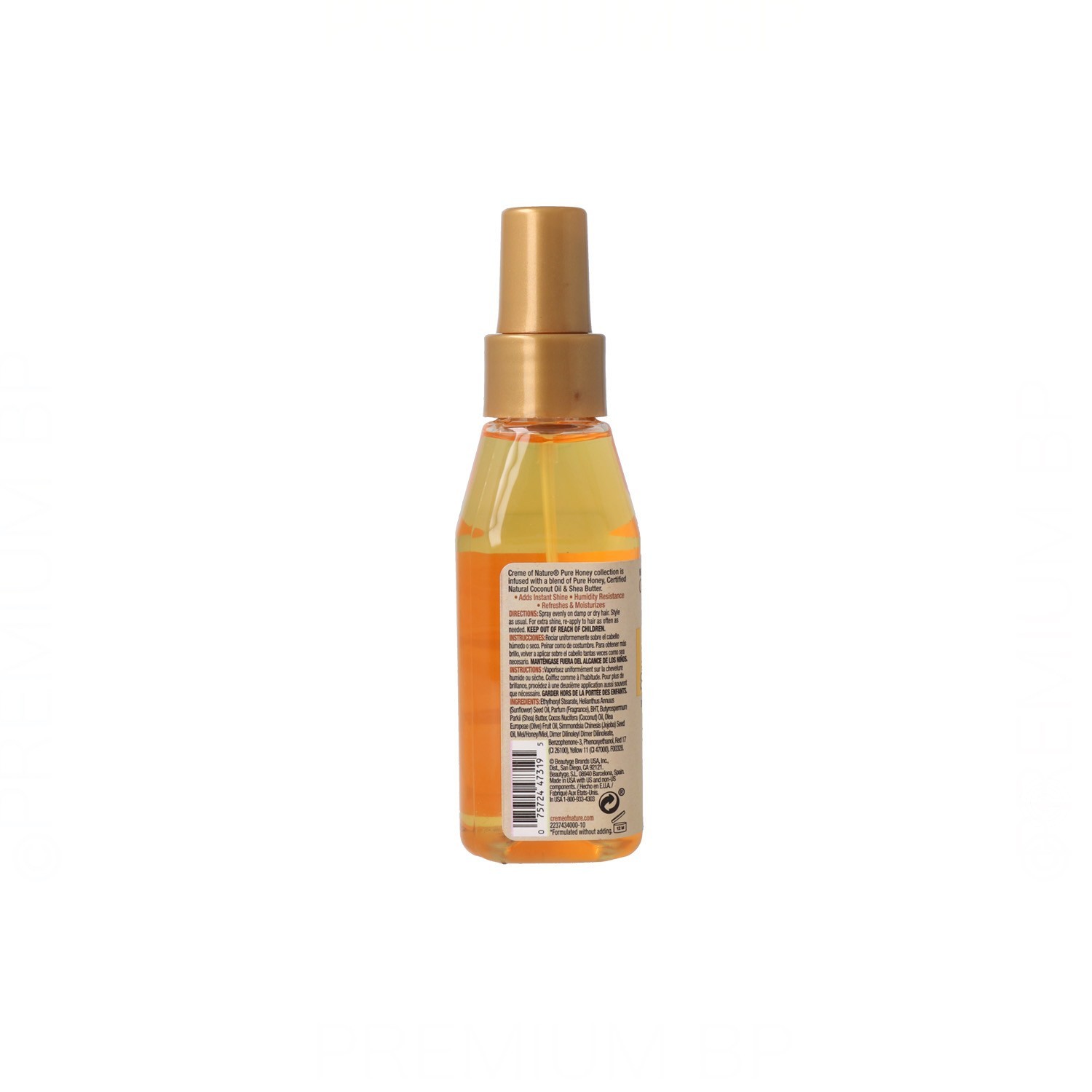 Creme of Nature Pure Honey Silicone Free Shine Mist 118ML/4OZ