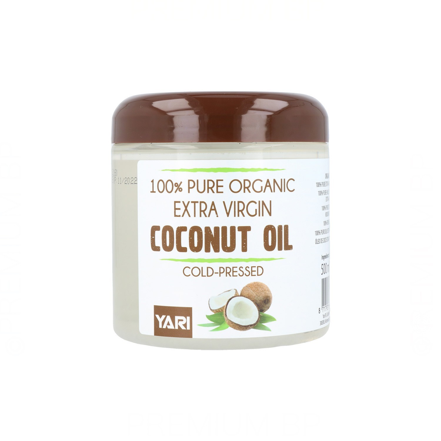 Yari Pure Organic Coco Aceite 500 ml (Extra Virgen)