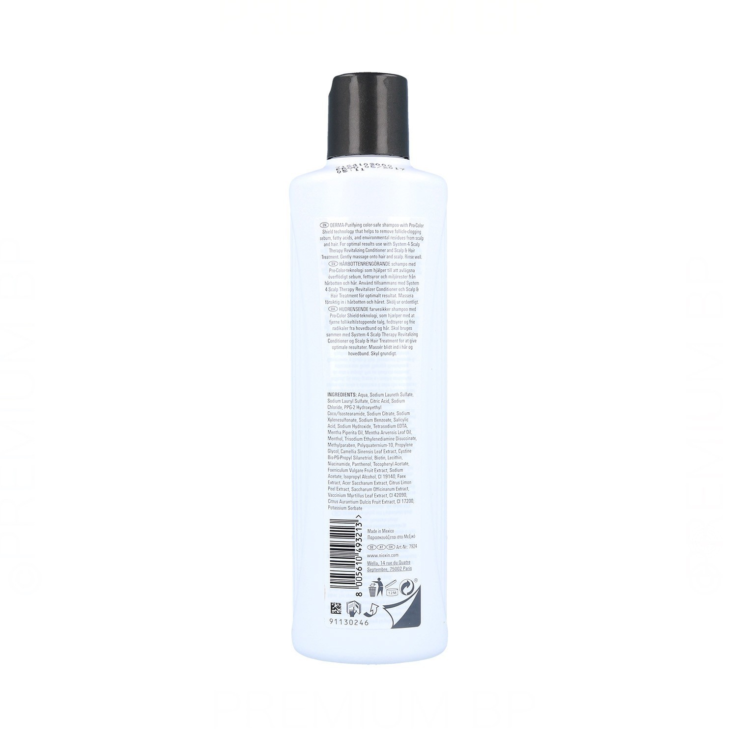 Nioxin Clean Sistema 4 Cabello Teñido Avanzado Champú 300 ml