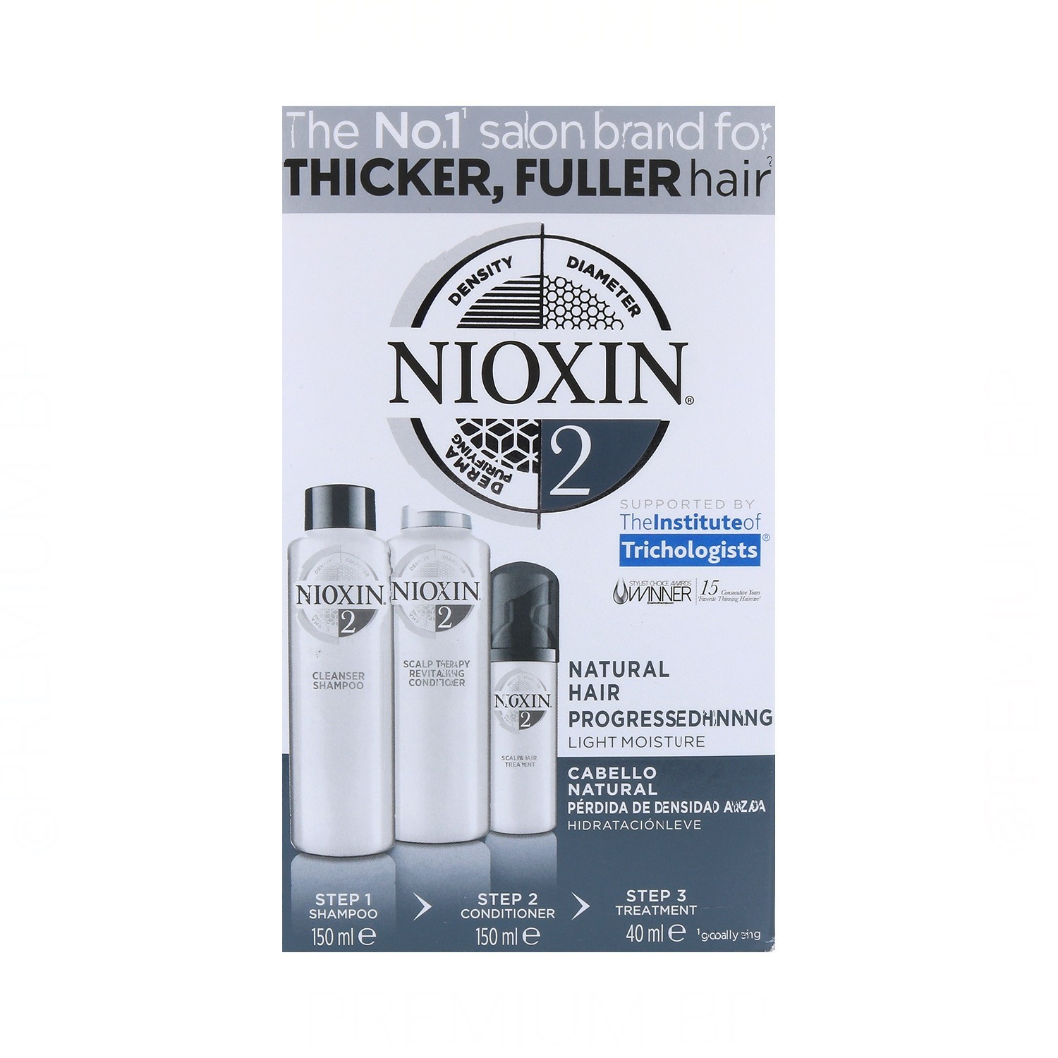 Nioxin Trial Kit Sistema 2 Cabello Natural Avanzado