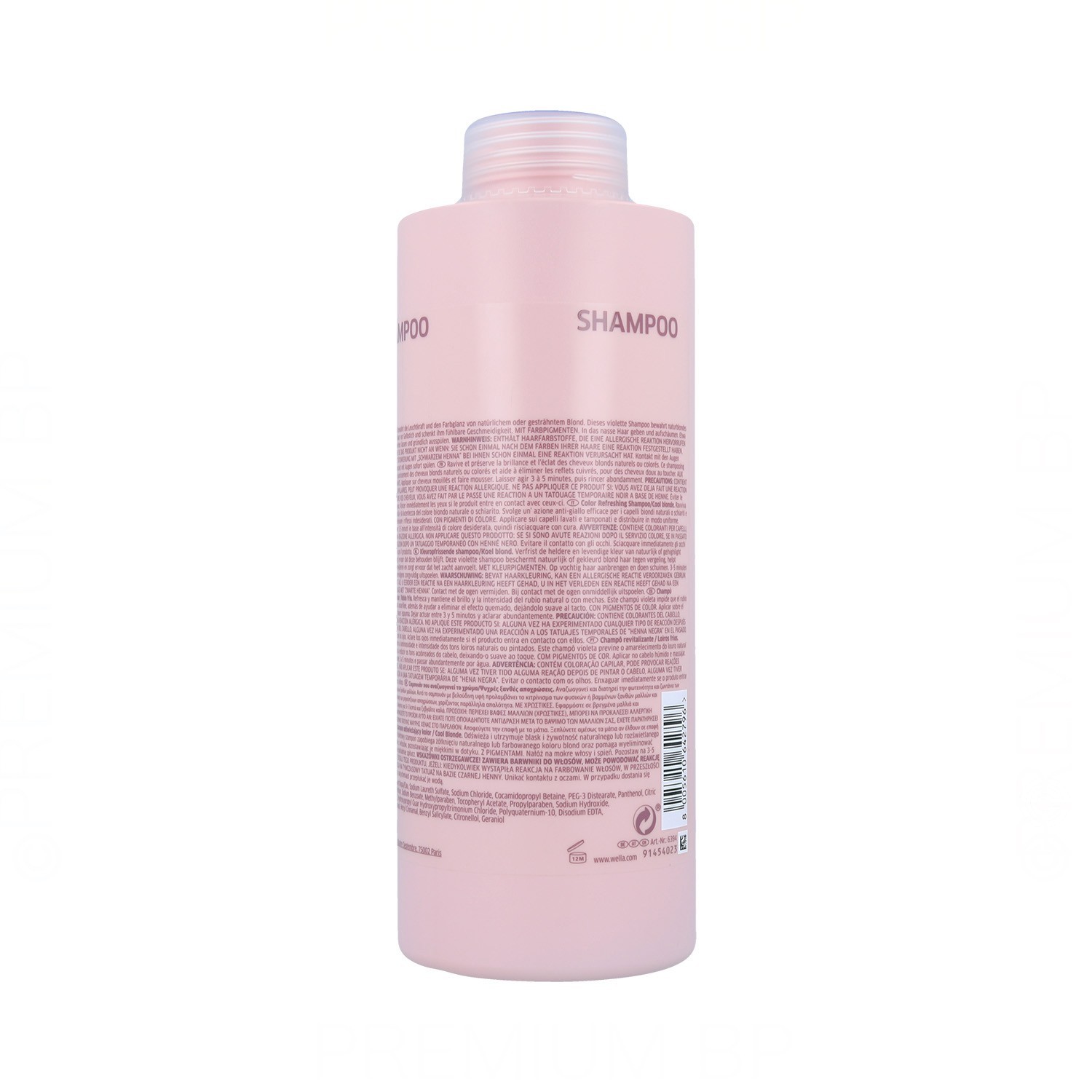 Wella Invigo Blonde Recharge Cool Blond Champú 1000 ml