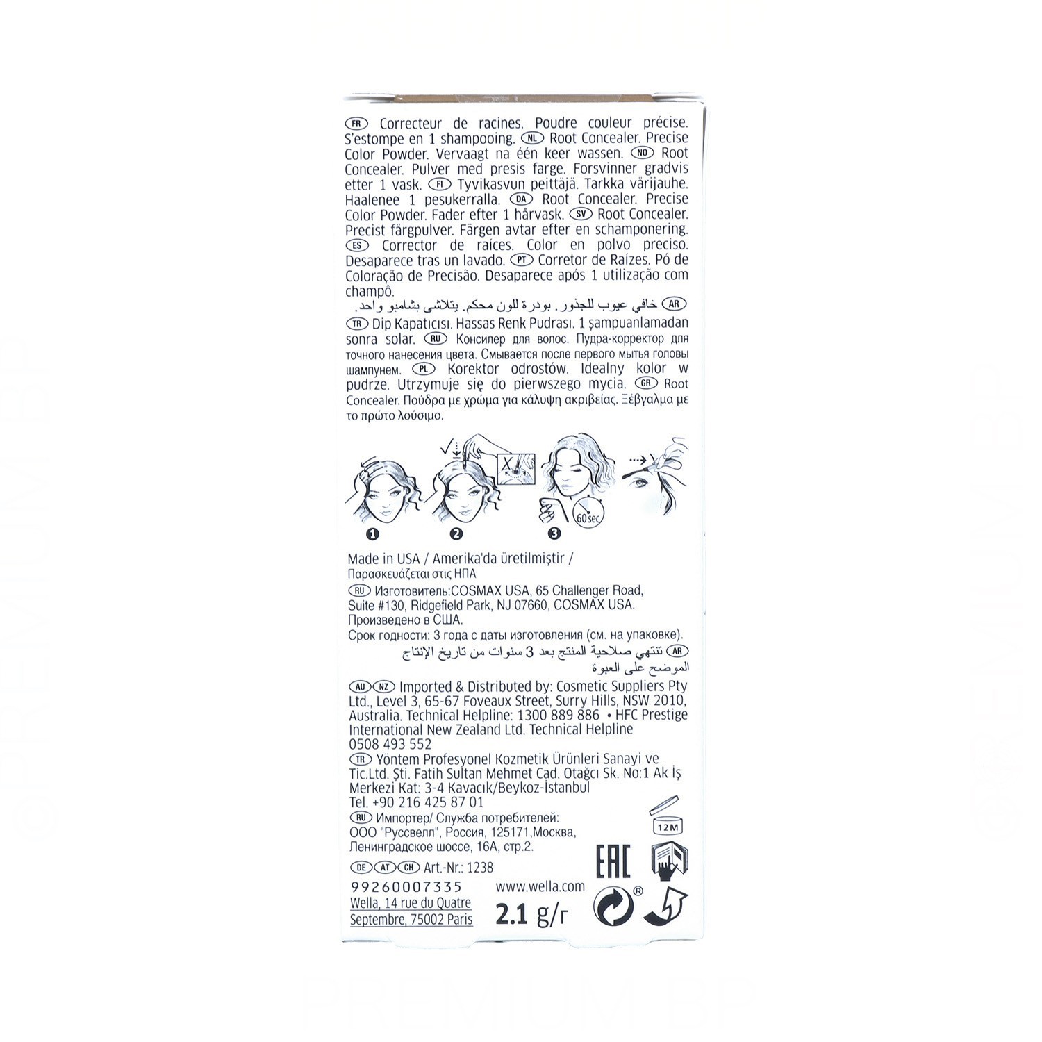 Wella Insta Recharge Powder Castaño Claro