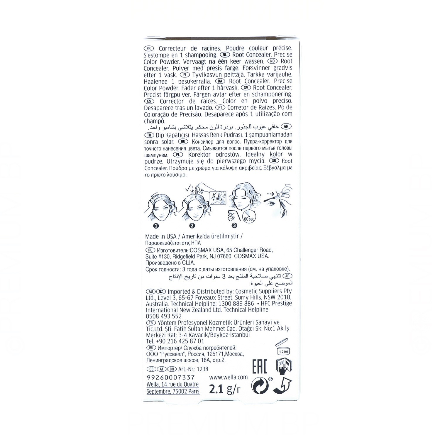 Wella Insta Recharge Powder Castaño Medio