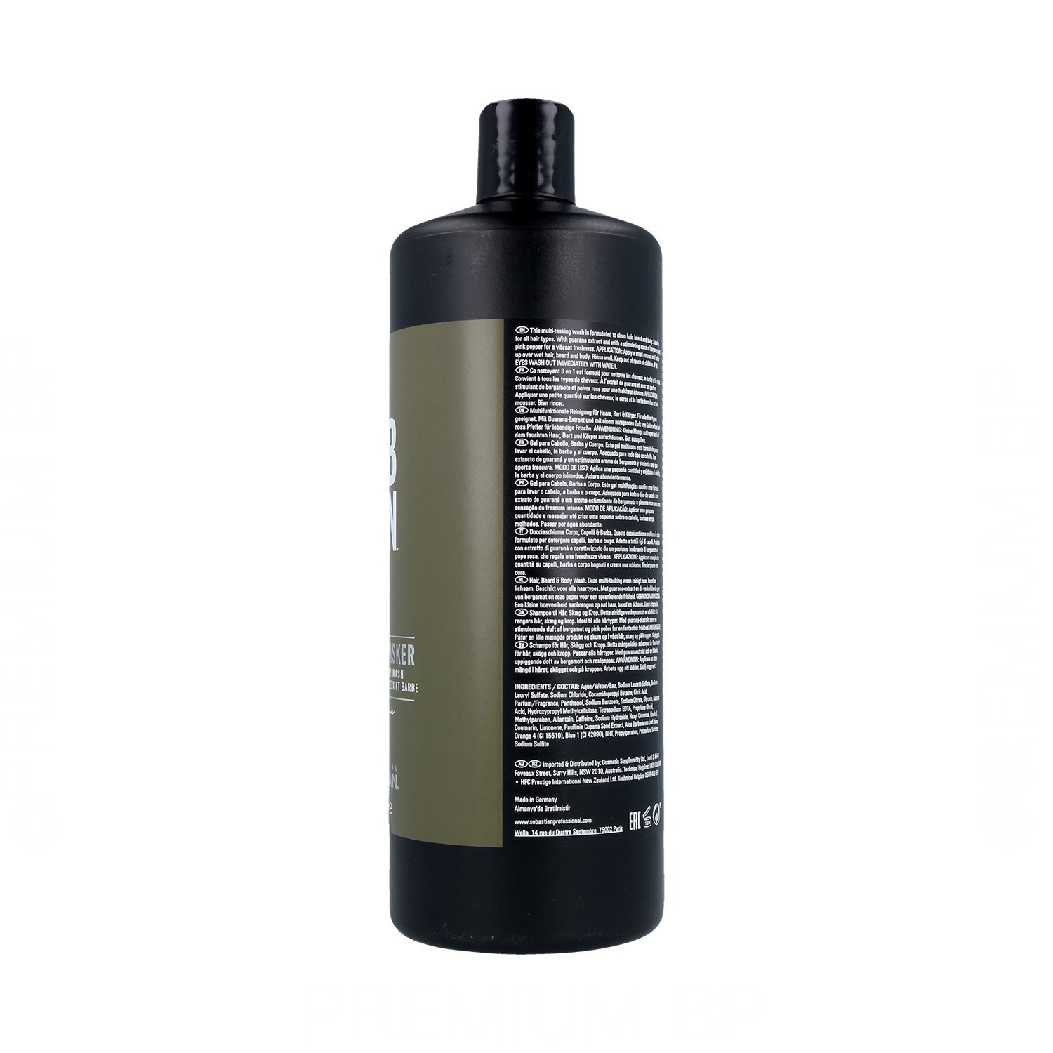 Sebastian Man The Multi-Tasker Shampoo 3 In 1 1000 ml