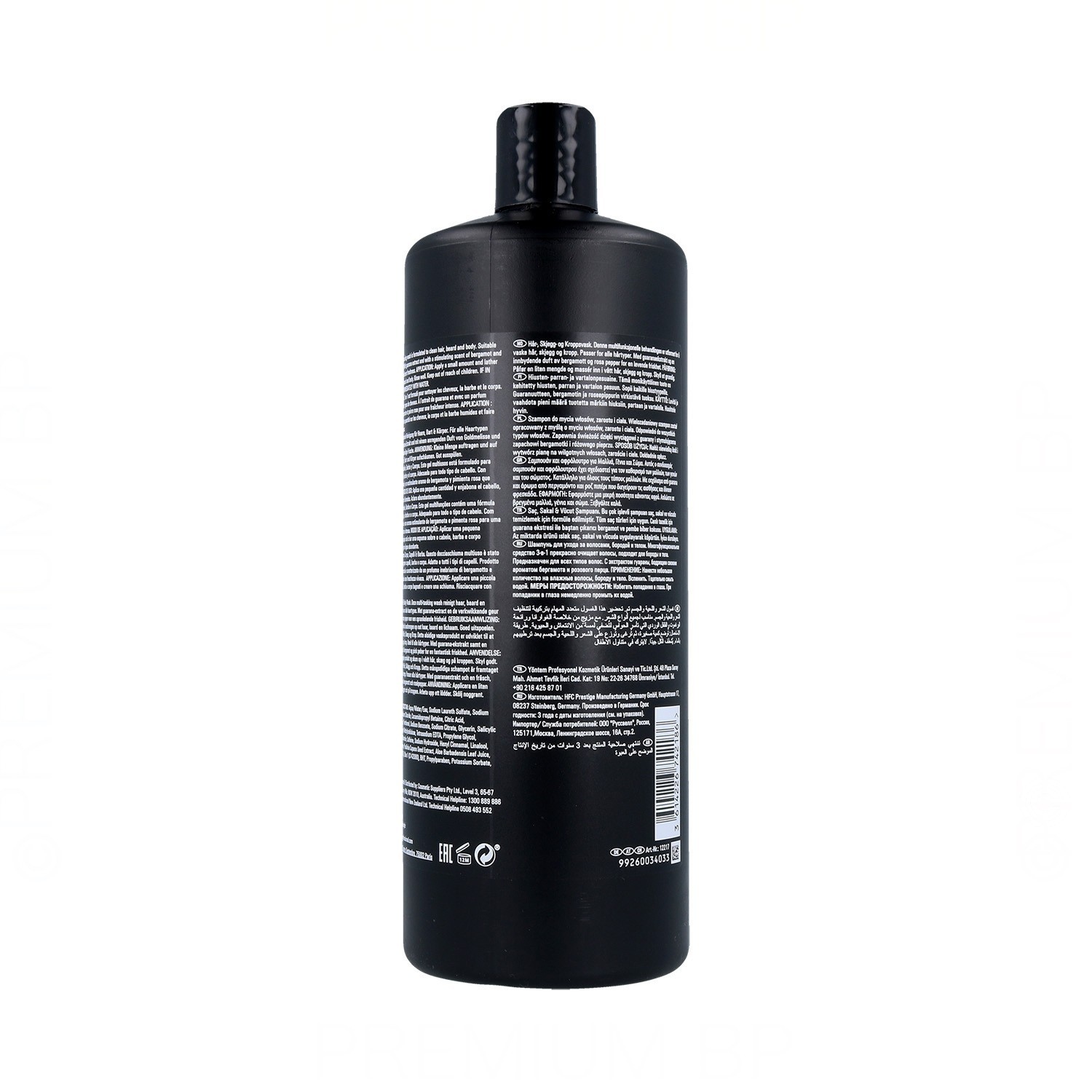 Sebastian Man The Multi-Tasker Shampoo 3 In 1 1000 ml