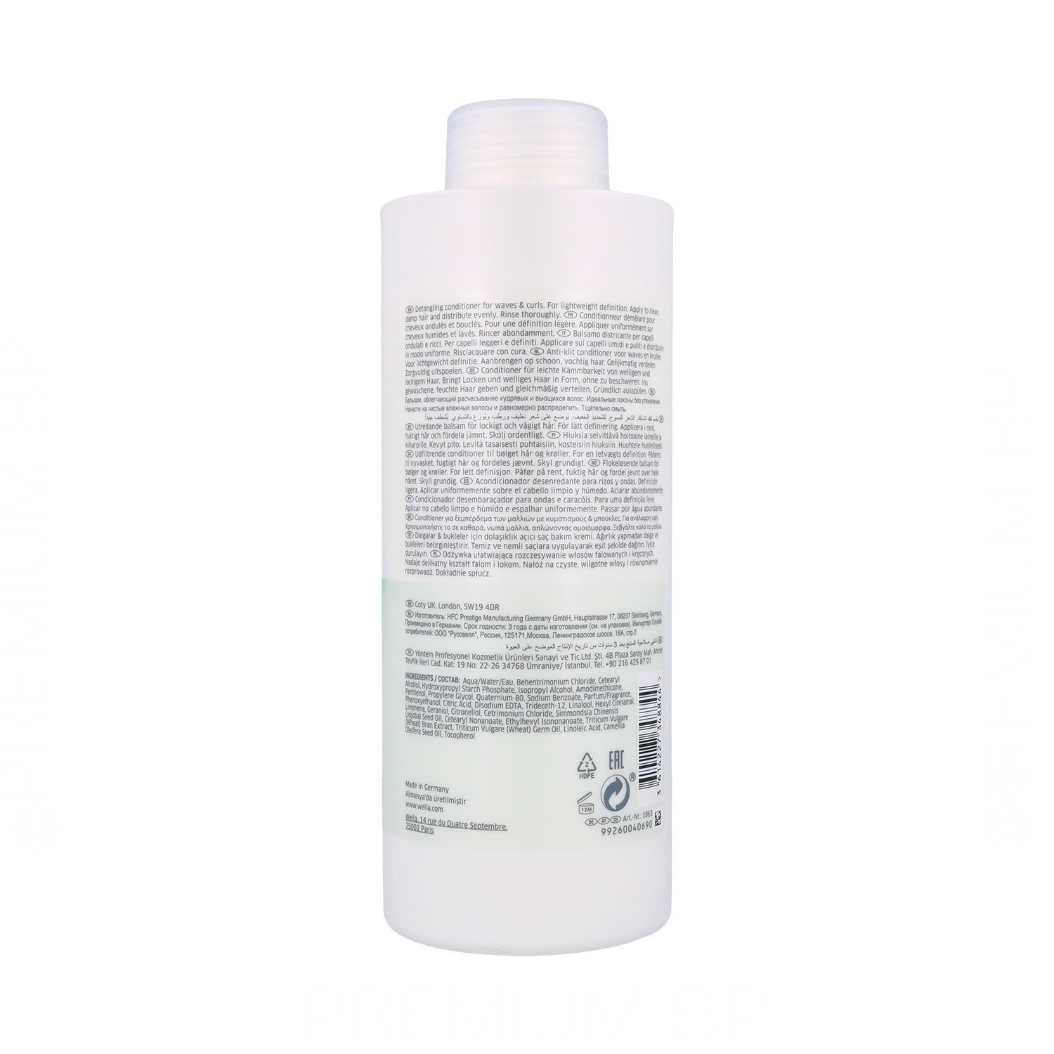 Wella Nutricurls Acondicionador 1000 ml