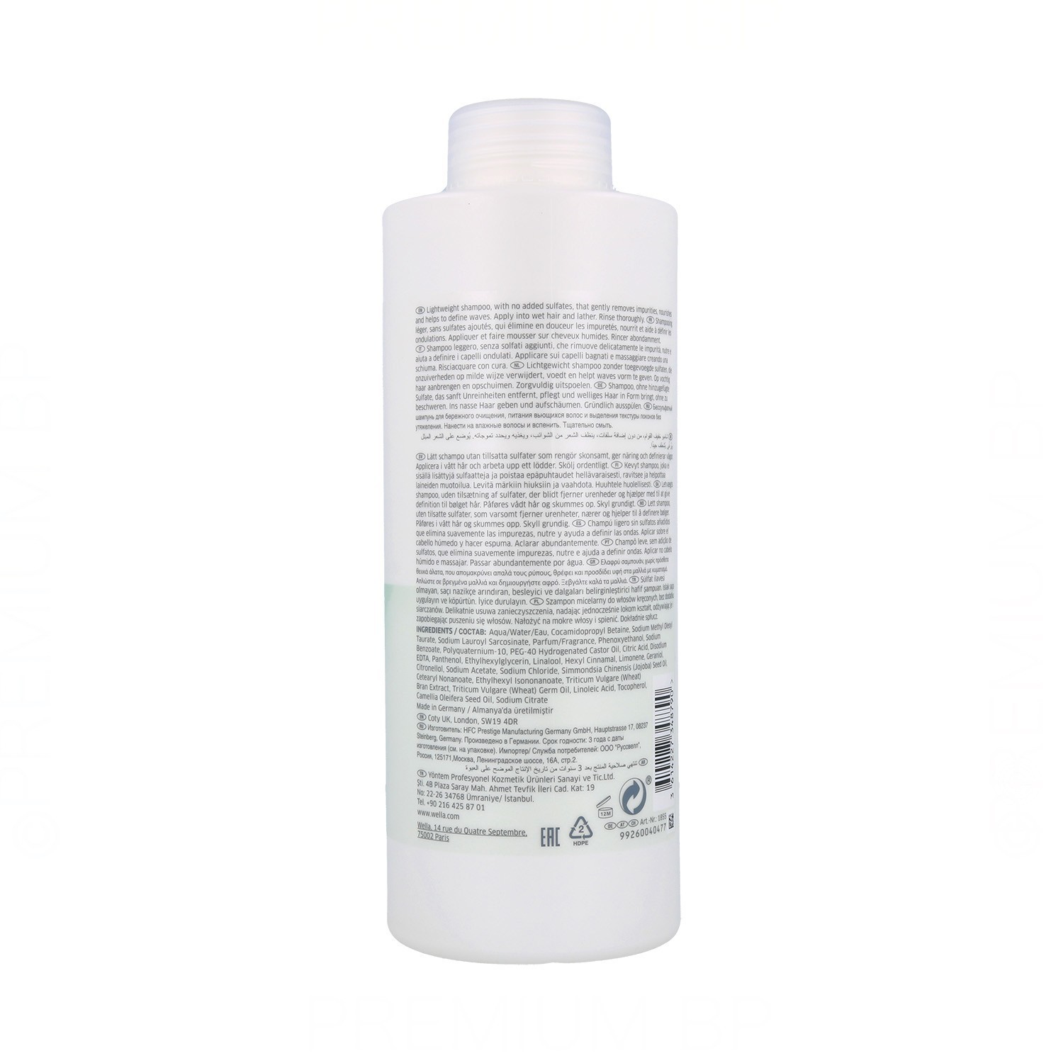 Wella Nutricurls Waves Champú 1000 ml