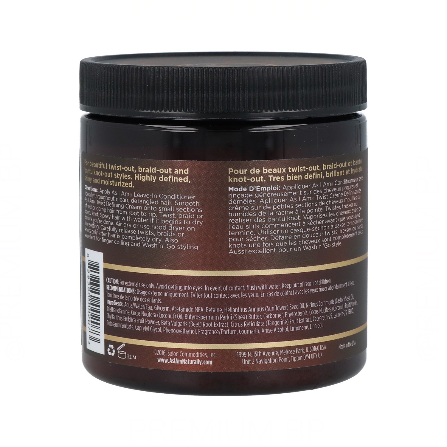 As I Am Twist Defining Crema Definidora 227G/8Oz