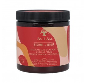 As I Am Jamaican Black Castor Oil Curling Crema 227G/8Oz