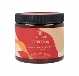 As I Am Restaurar e reparar óleo de rícino preto jamaicano Cowash 454 gr./16Oz