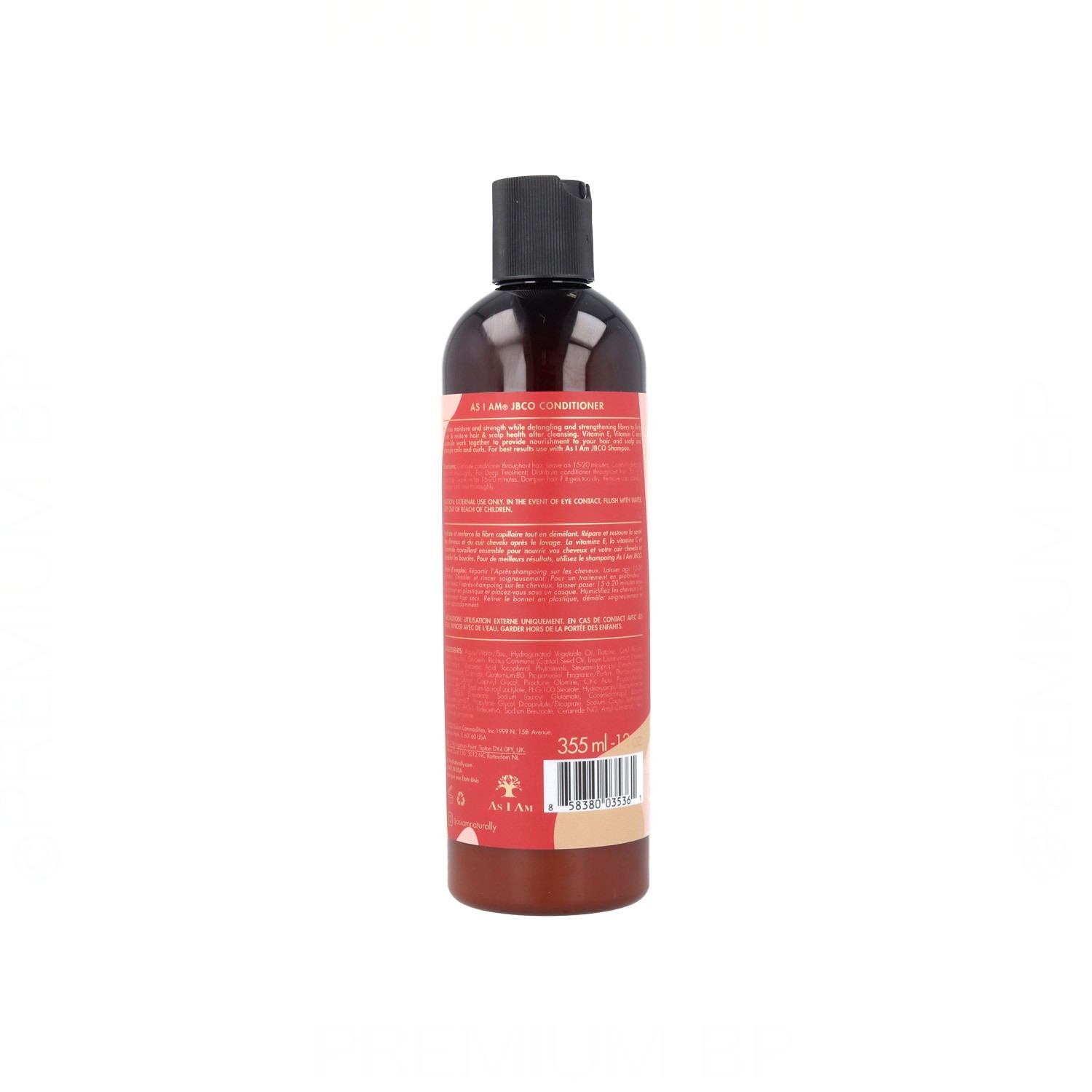 As I Am Restore & Repair Revitalisant à l'huile de ricin noire jamaïcaine 355 ml./12Oz