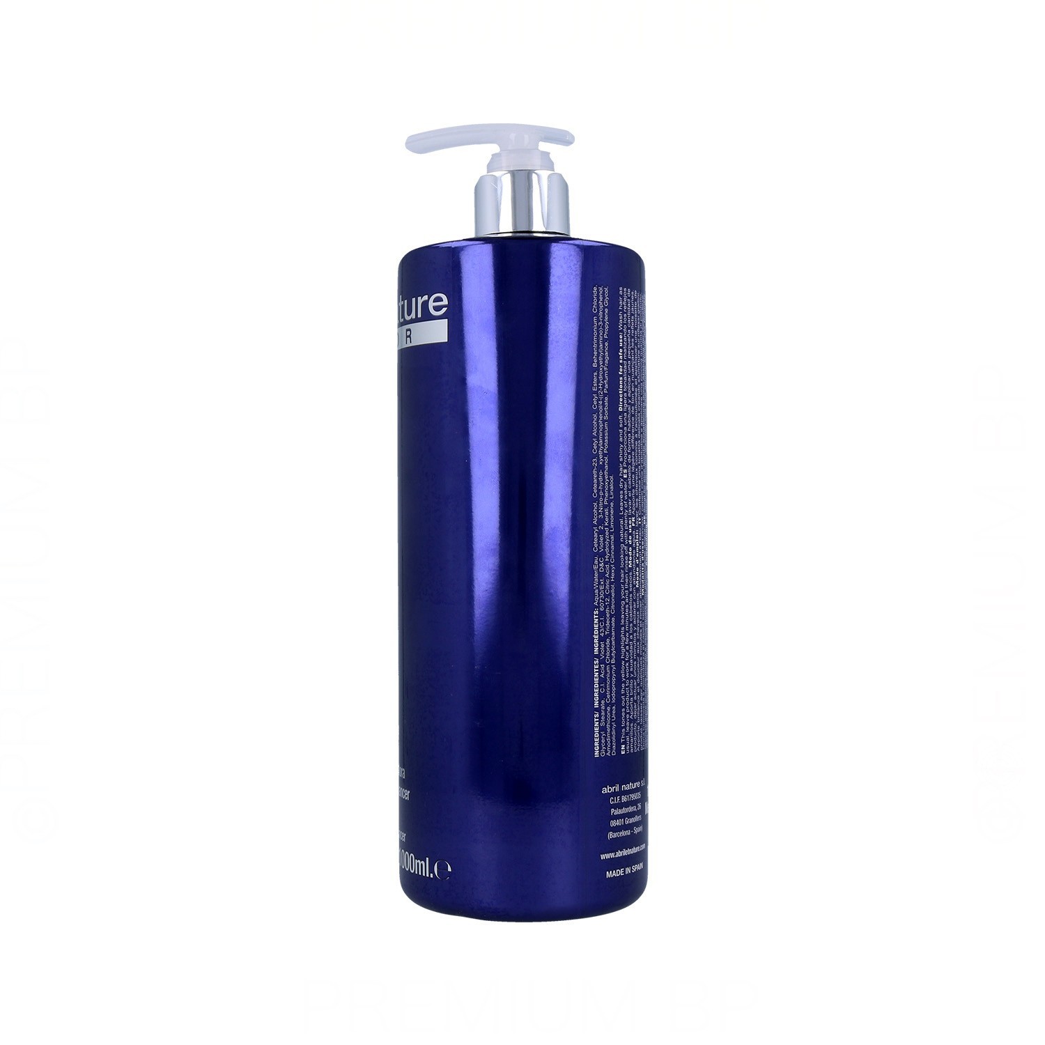 Abril Et Nature Platinum Toner Loiro 1000 ml (Máscara)