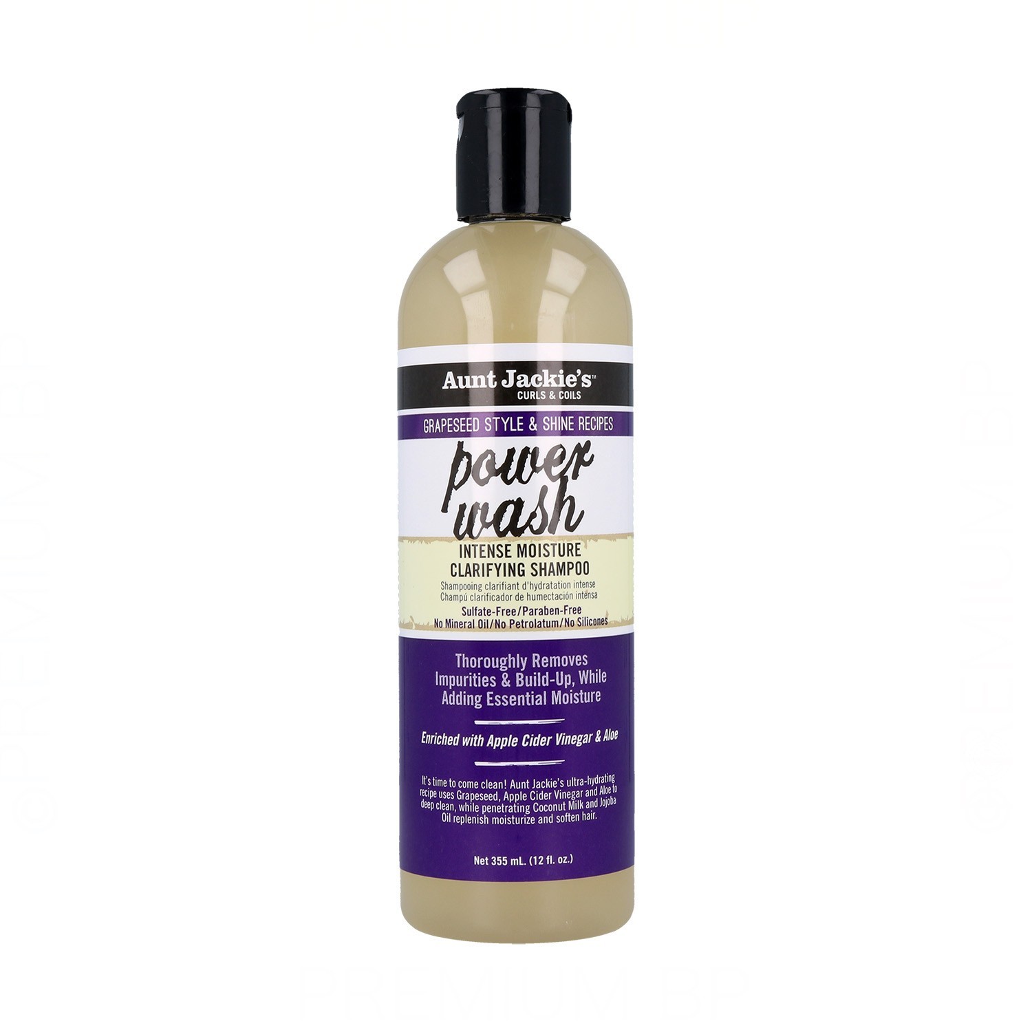 Aunt Jackie'S Curls Coils Grapeseed Power Wash Champú 355 ml Aunt Jackie'S Curls Coils Grapeseed Power Wash Champú 355 ml