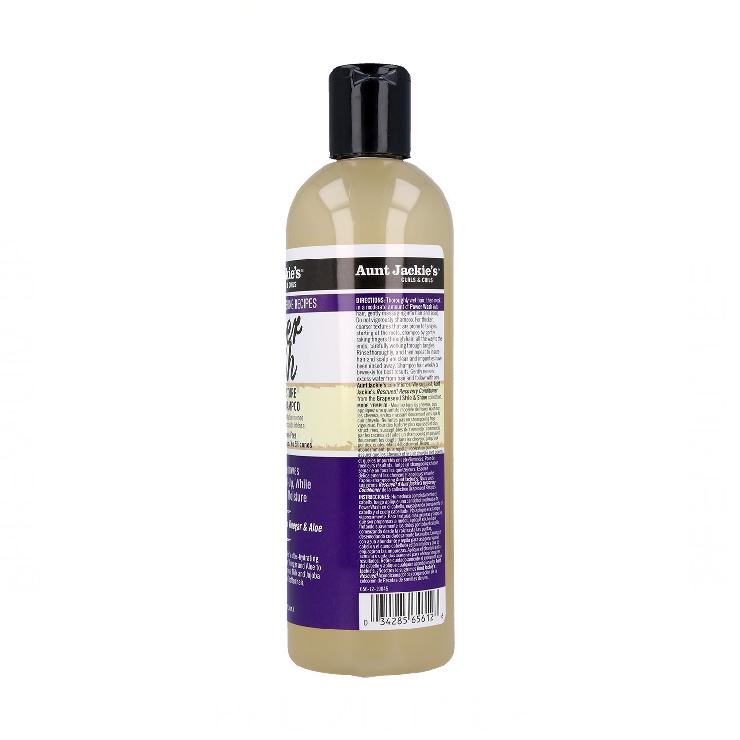 Aunt Jackie'S Curls Coils Grapeseed Power Wash Champú 355 ml