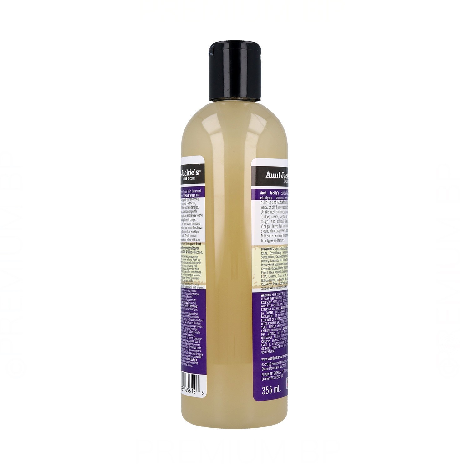 Aunt Jackie'S Curls Coils Grapeseed Power Wash Champú 355 ml