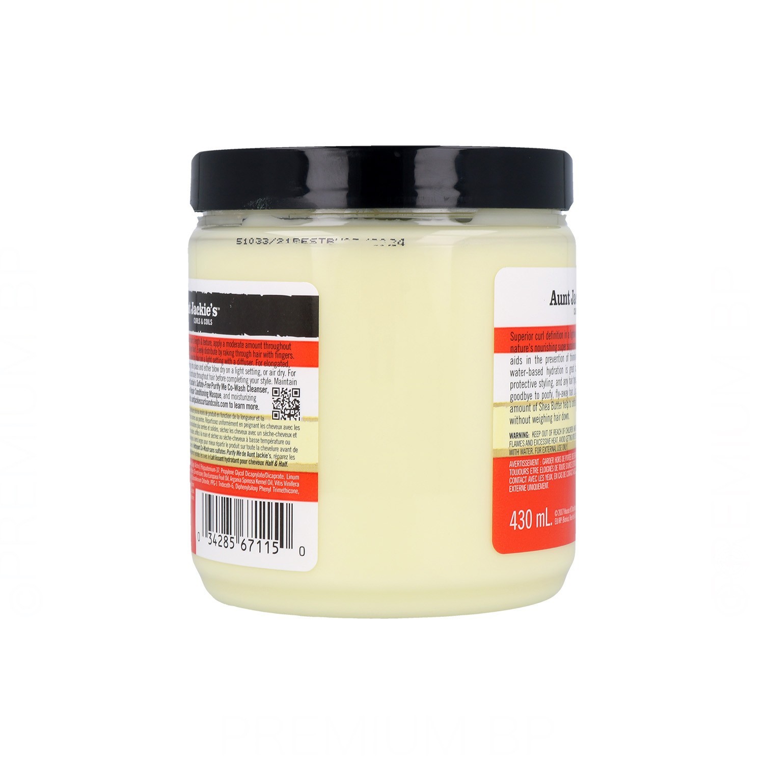 Aunt Jackie'S Curls & Coils Flaxseed Curl Mane-Tenance Whip Definidor de Rizos 426G/15Oz