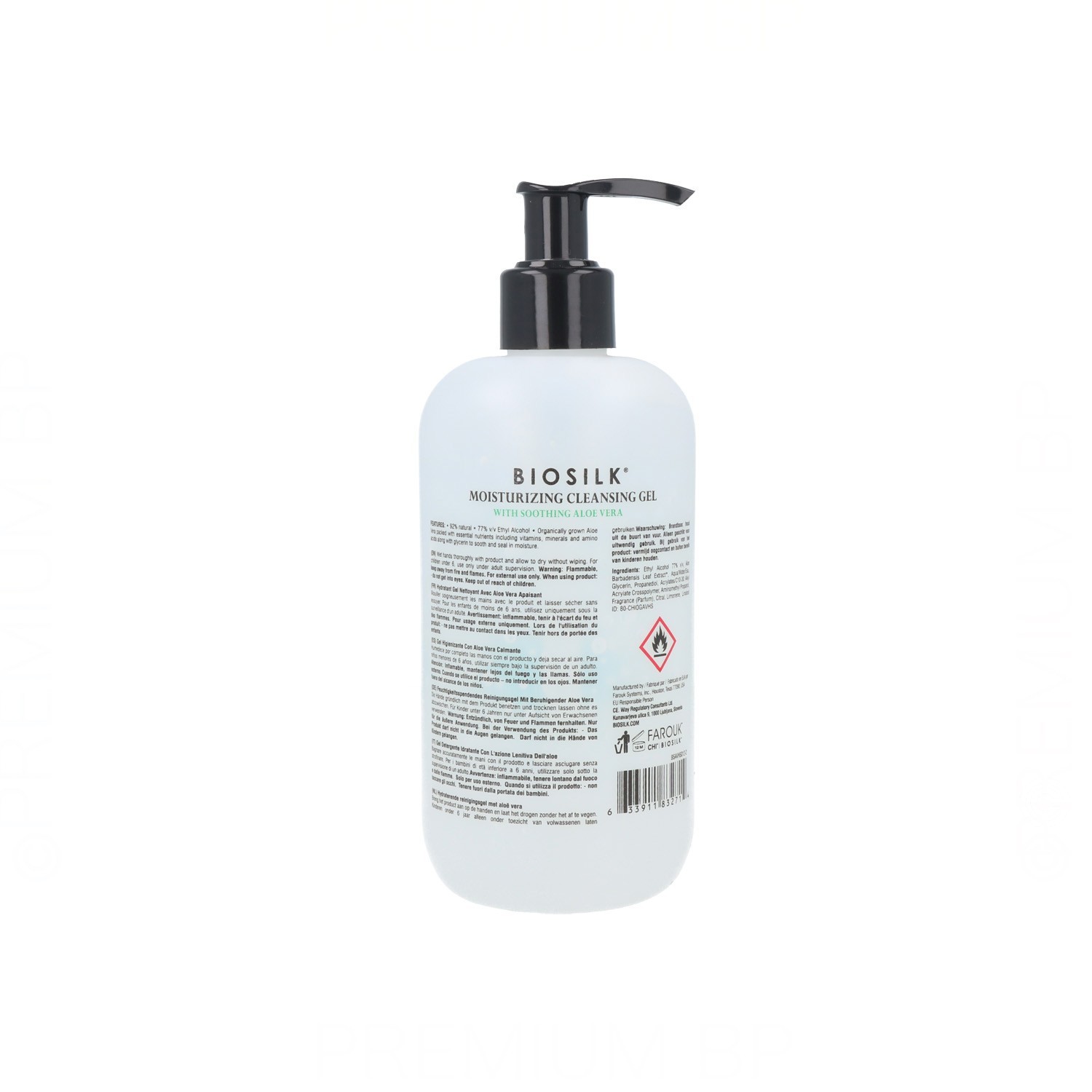 Farouk Biosilk Gel Limpiador Hidratante Aloe 355ml