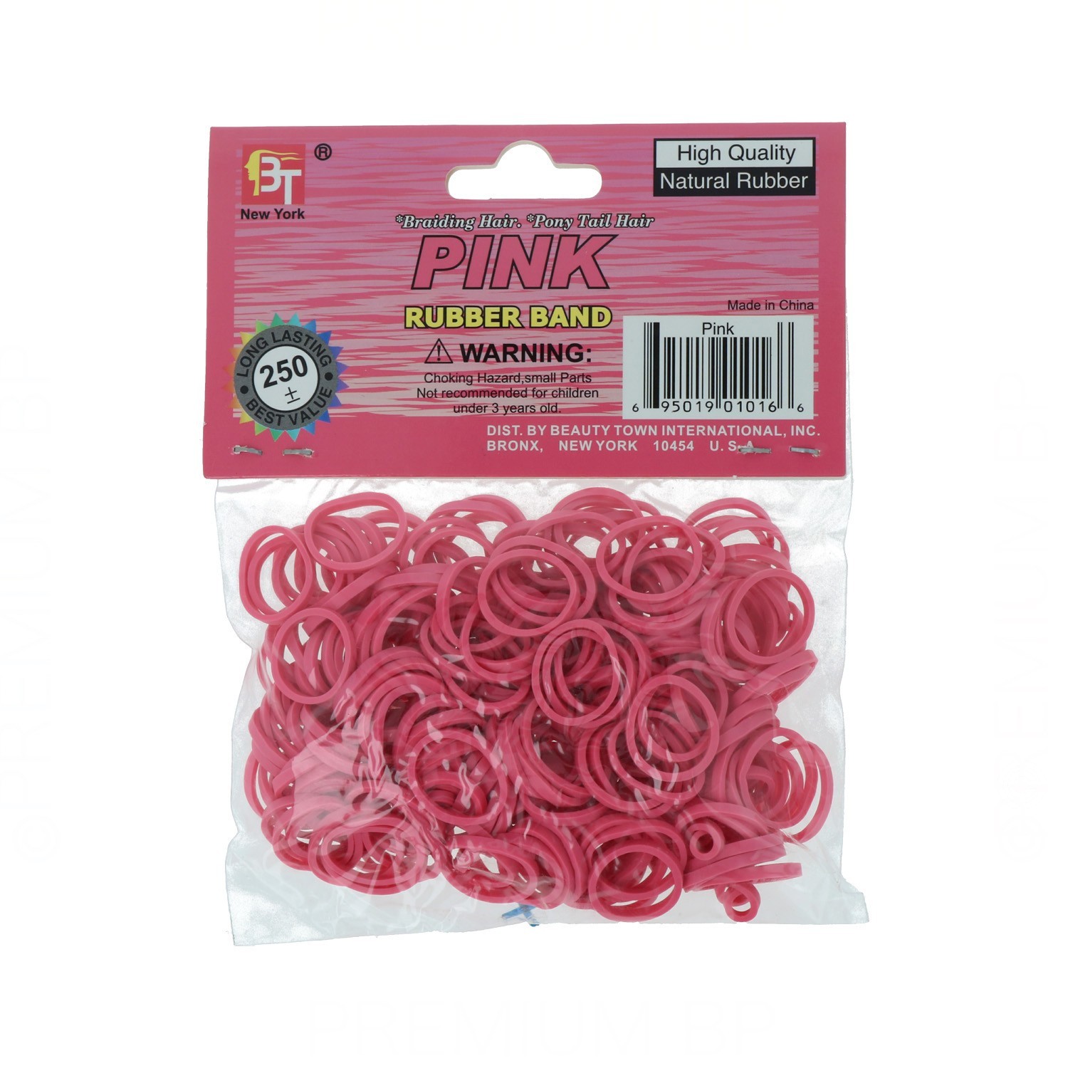 Beauty Town Natural Goma Elástica Rosa 250U (01016)