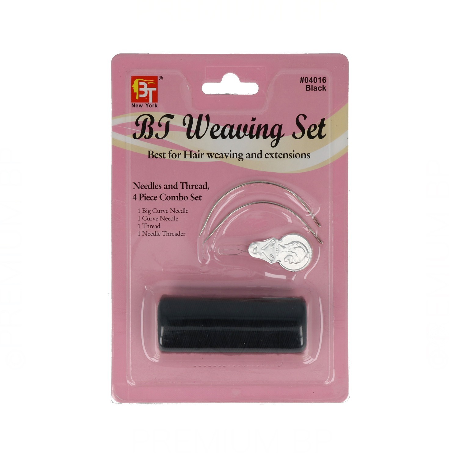 Beauty Town Weaving Set (Fio+Agulha) Preto 4 Peças (04016) Beauty Town Weaving Set (Fio+Agulha) Preto 4 Peças (04016)