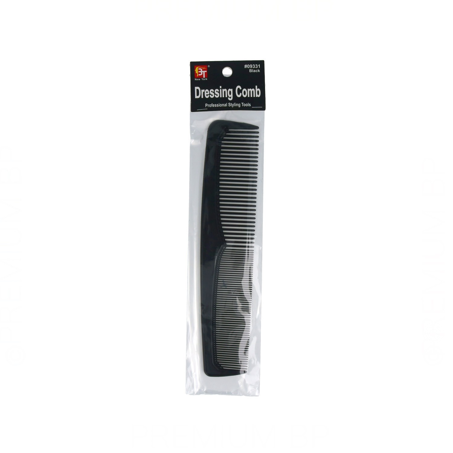 Beauty Town Hair Comb Professional Dressing Comb Black (09331)