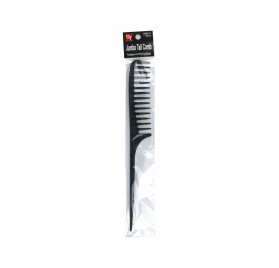 Beauty Town Peine Profesional Jumbo Tail Comb Black/Negro (09411)