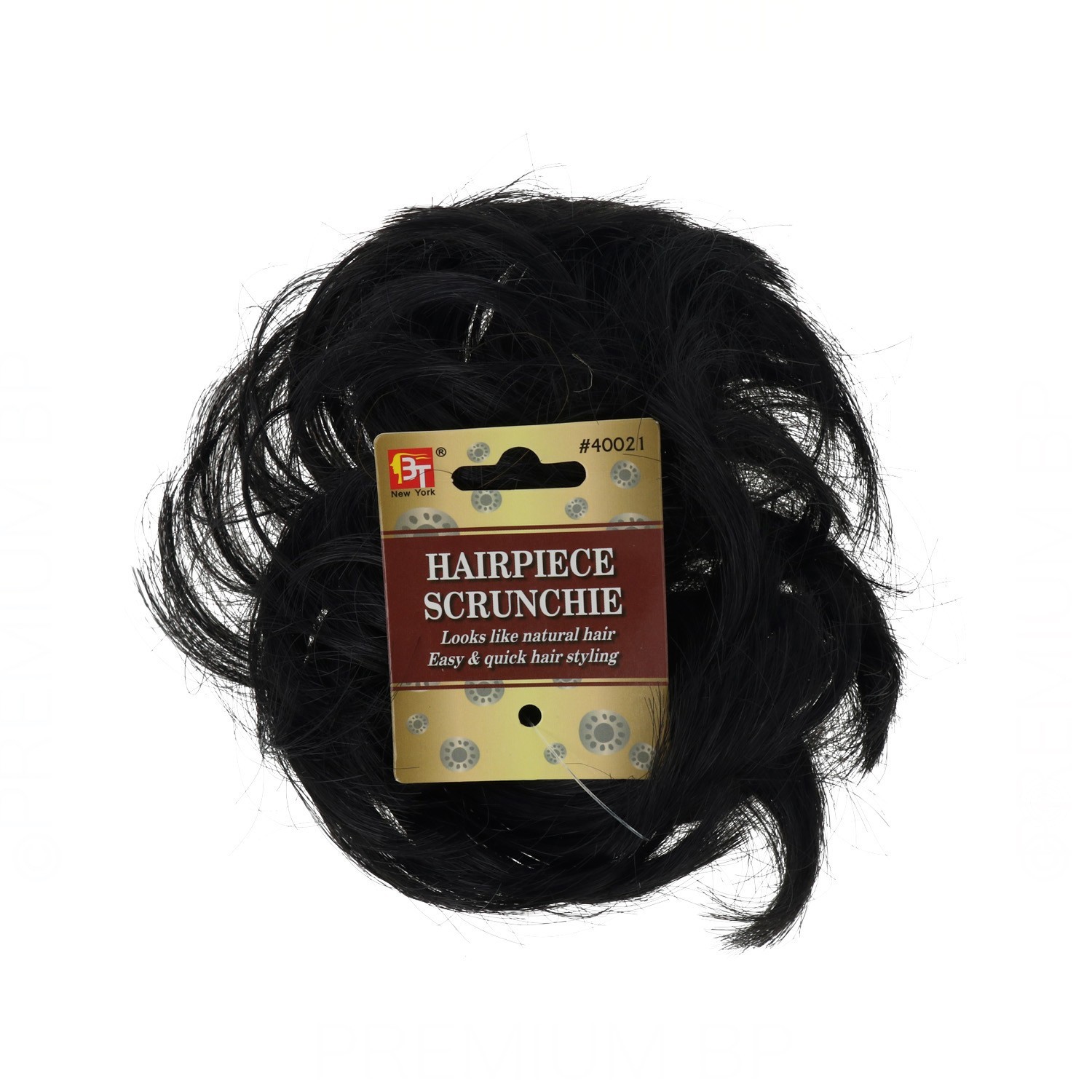 Beauty Town Hair Professionale Scrunchie Nero (40021)