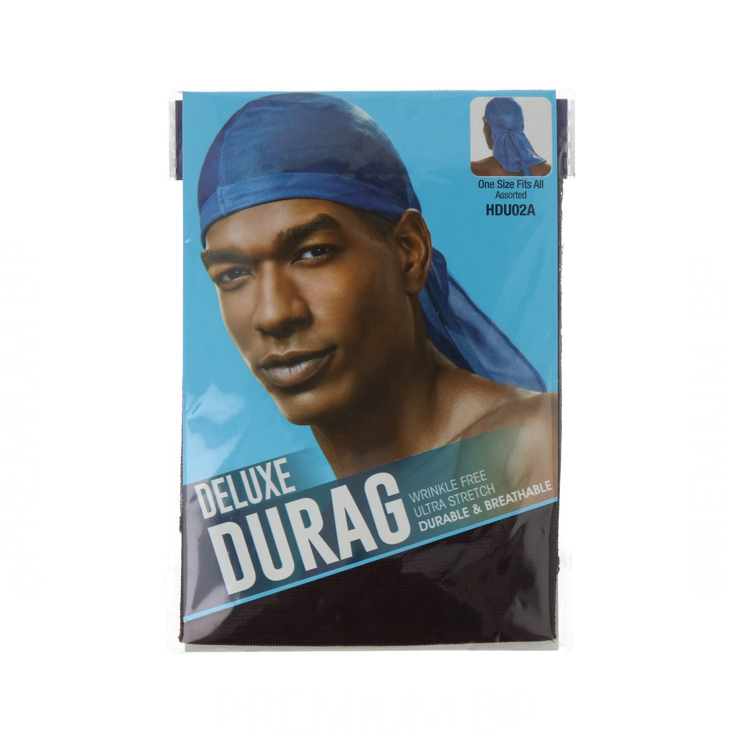 Beauty Town Net Cool & Sleek Deluxe Durag Assorted Marron (Hdu02A)