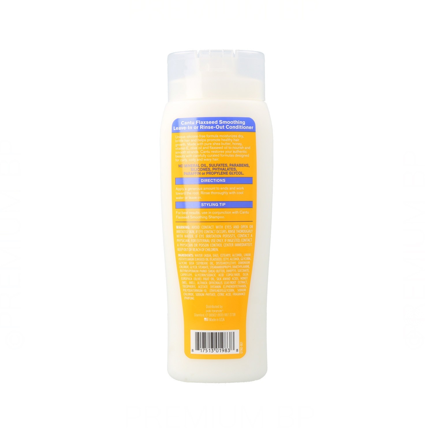 Cantu Flaxseed Smoothing Leave-In Or Rinse-Out Acondicionador 400 ml
