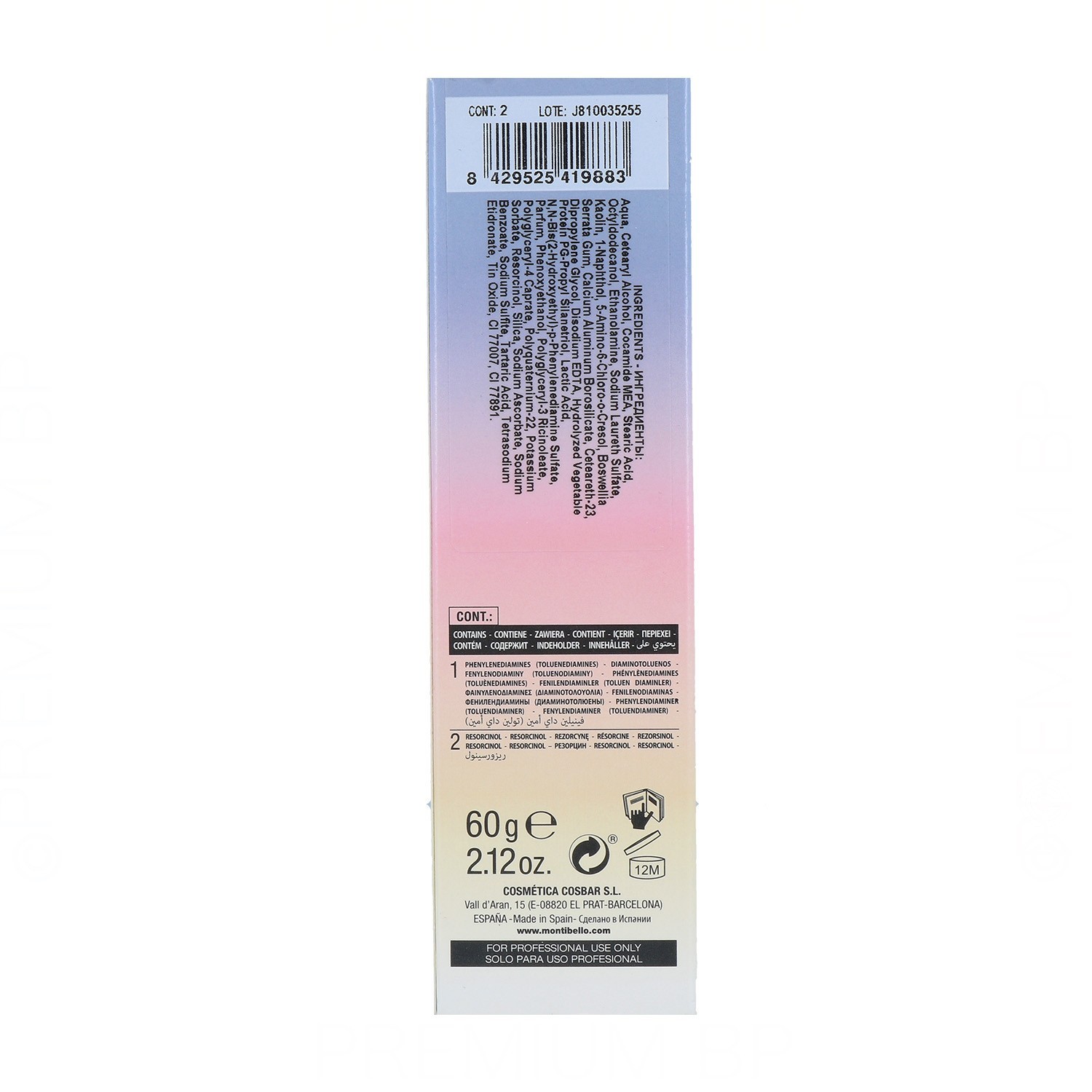 Montibello Cromatone Meteorites Toner Moonstone Clear