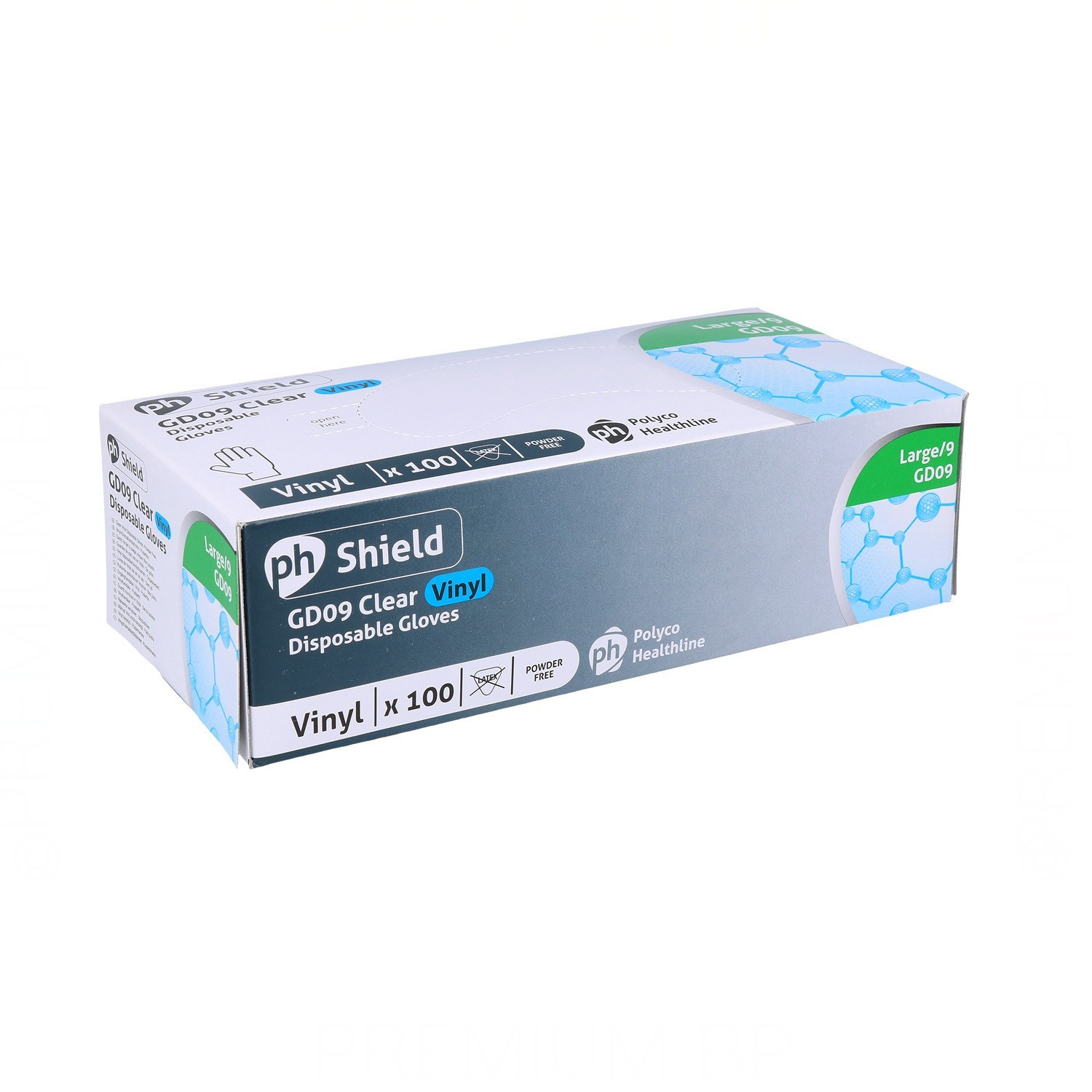 Guantes Vinyl Gd09 Large-L Clear 100U (Sin Polvo) Guantes Vinyl Gd09 Large-L Clear 100U (Sin Polvo)
