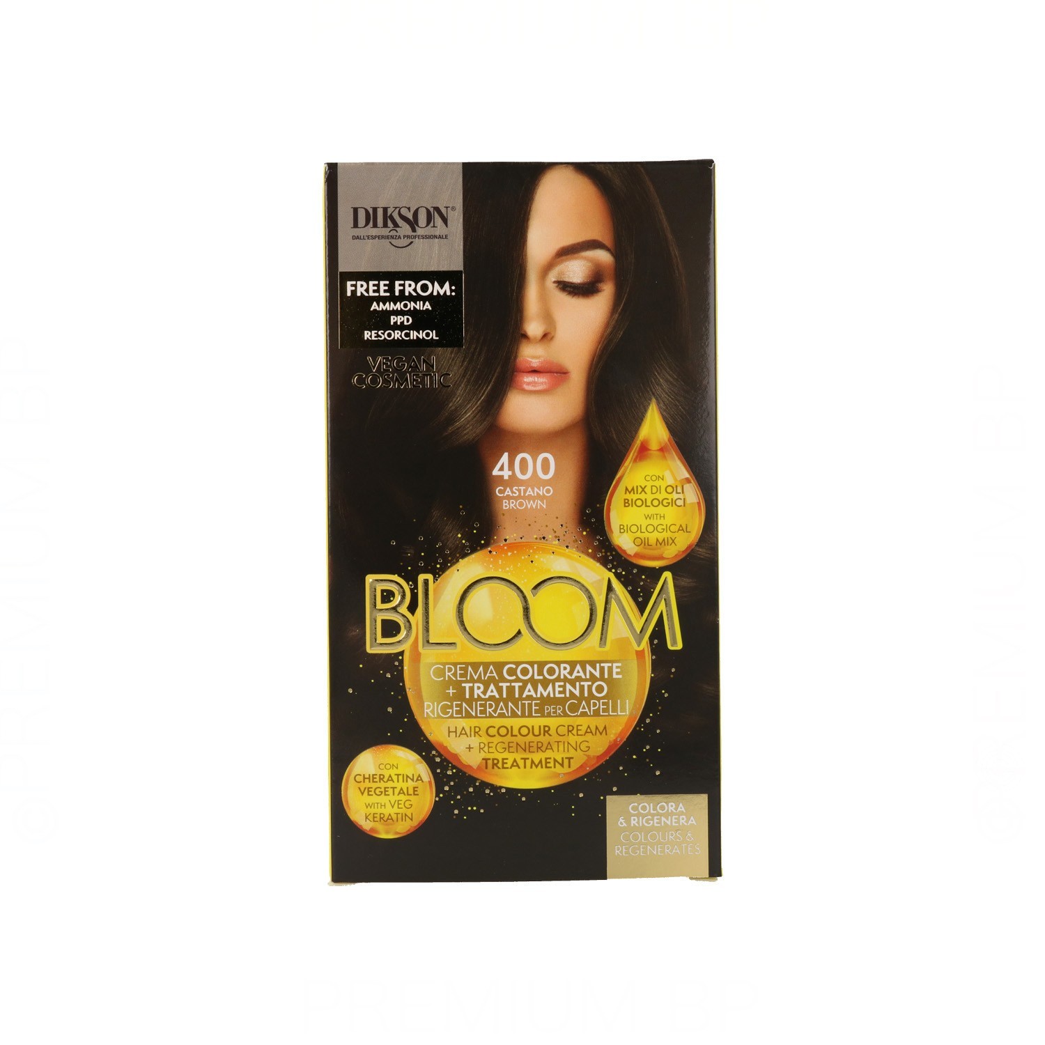 Dikson Bloom Crema Color 400 Castaño