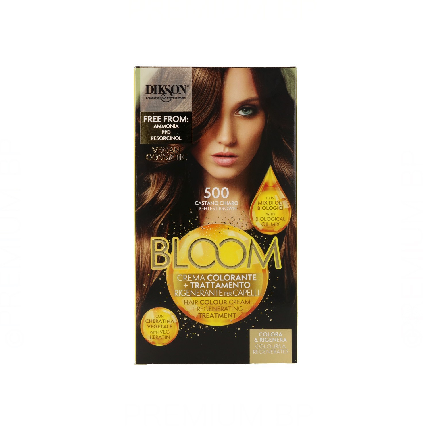 Dikson Bloom Crème Color 500 Brun Clair