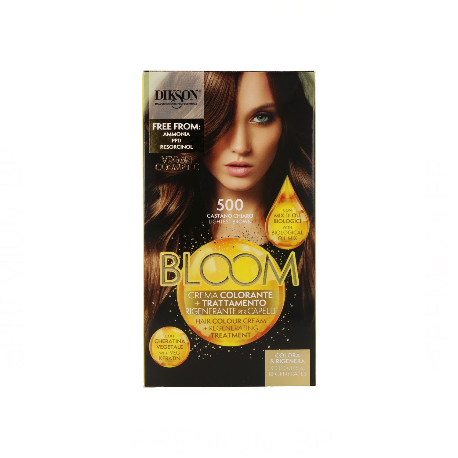 Dikson Bloom Crema Color 500 Castaño Claro Dikson Bloom Crema Color 500 Castaño Claro