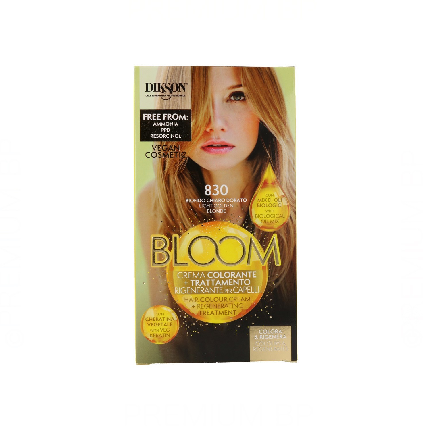 Dikson Bloom Crema Color 830 Rubio Claro Dorado Dikson Bloom Crema Color 830 Rubio Claro Dorado