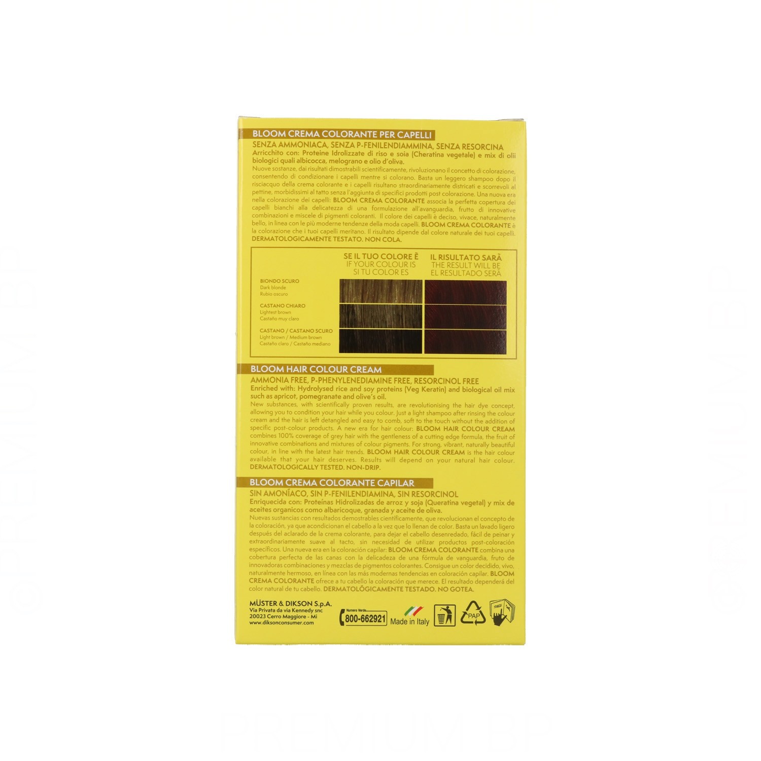 Dikson Bloom Crema Color 550 Caoba