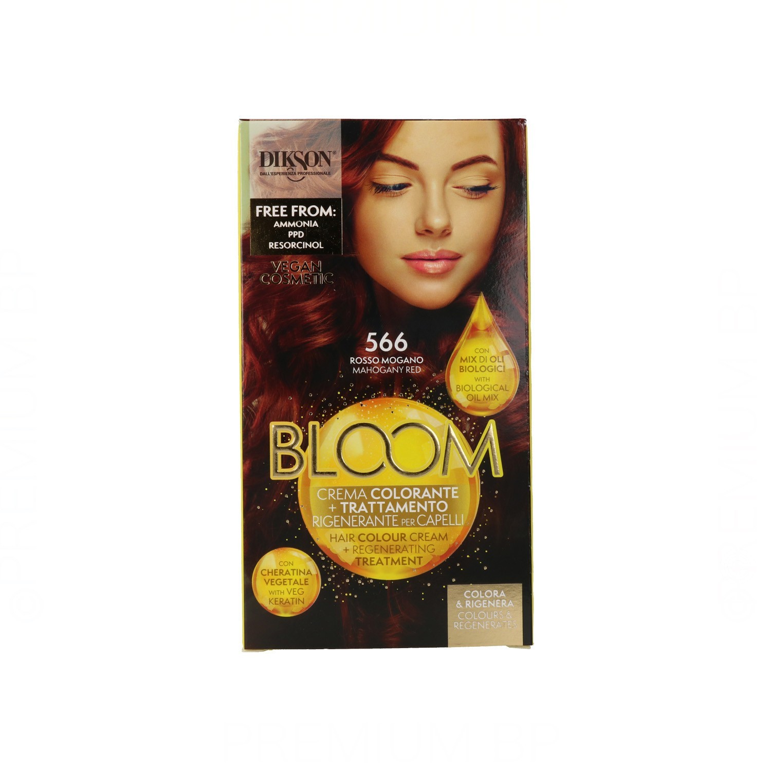 Dikson Bloom Crema Color 566 Rojo Caoba Dikson Bloom Crema Color 566 Rojo Caoba