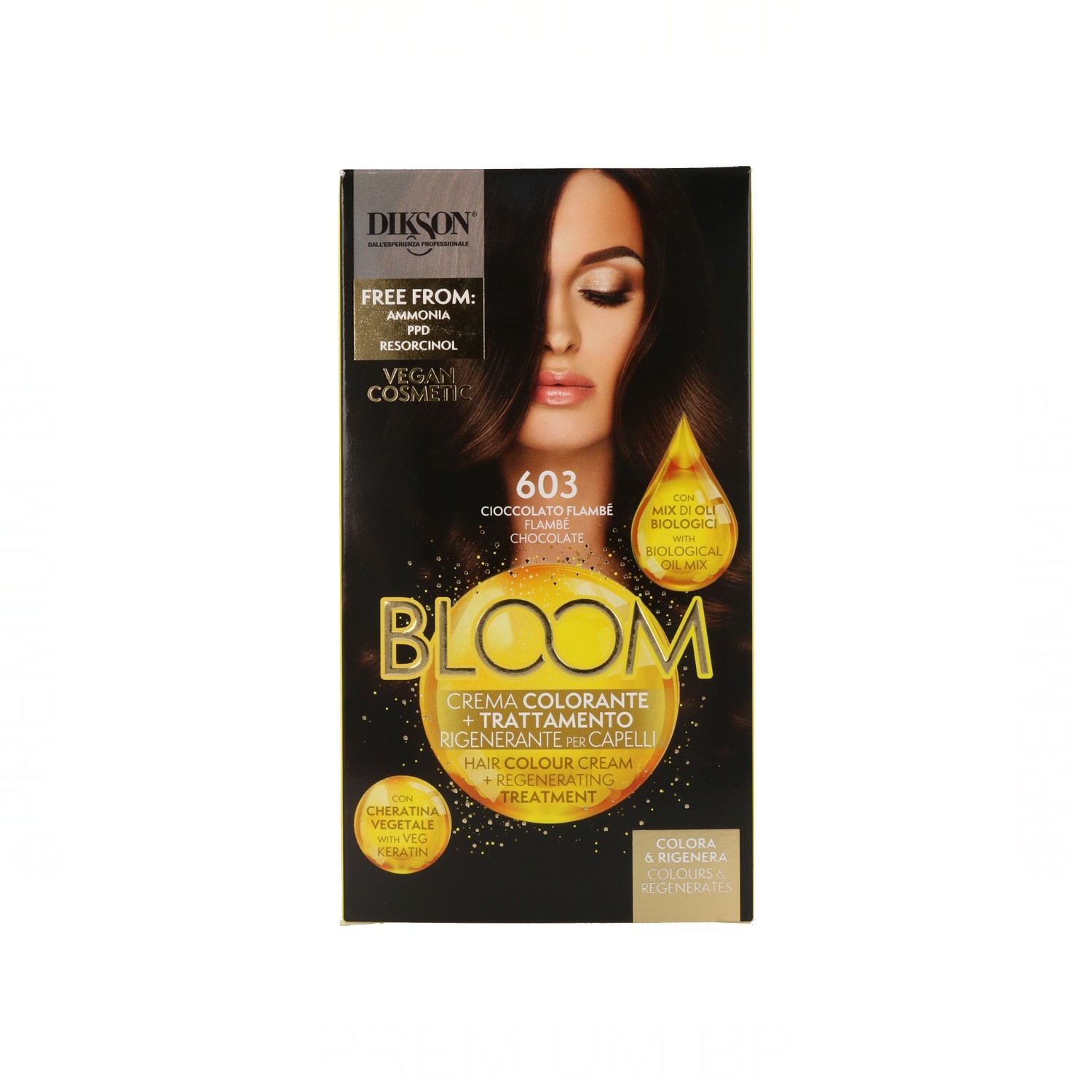 Dikson Bloom Crème Color 603 Chocolat Flanbe