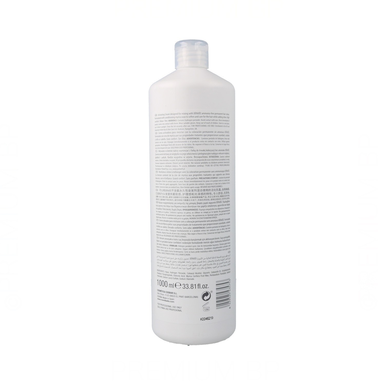 Montibello Dénuée Crema Attivante 22Vol (6.6%) 1000 ml
